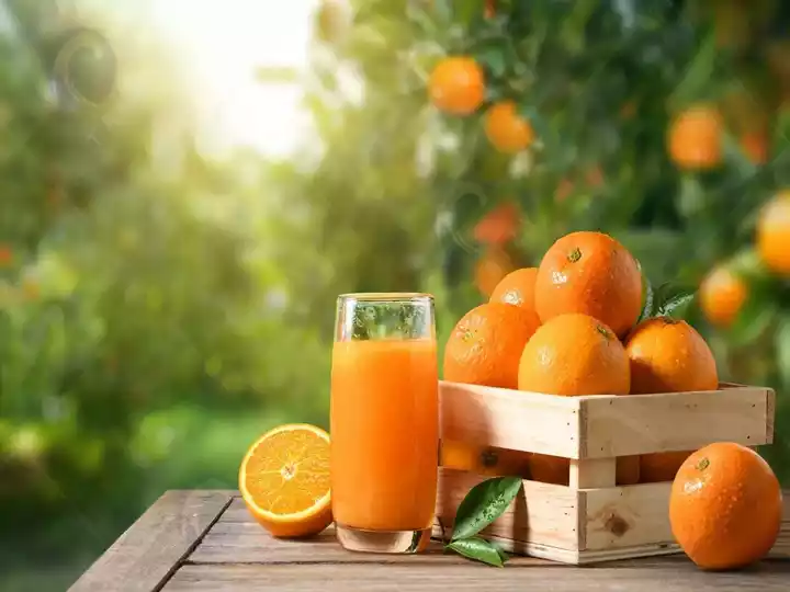 Jus d'orange frais