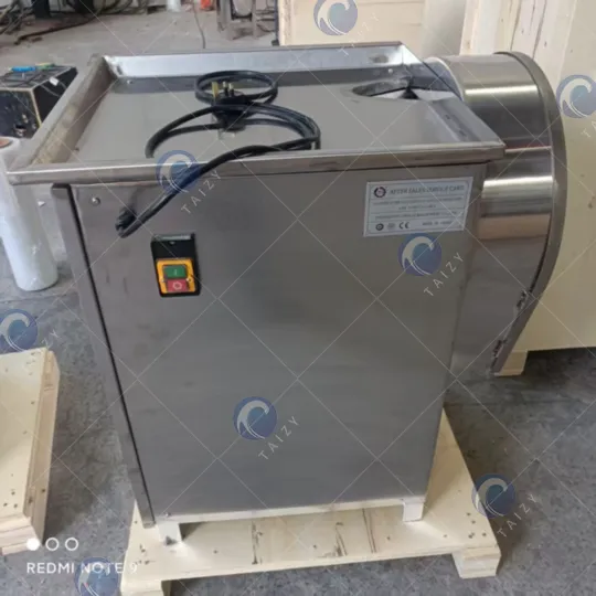 Successful Export Of 2 Sets Of Ginger Slicers To Tanzania 2 Equipo de corte de jengibre de Taizy
