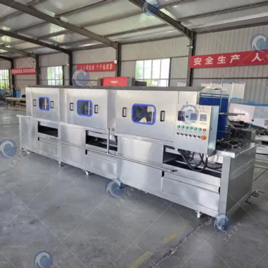 Deliver Plastic Crate Washing Machine To Russia 3 Industrial plastic basket washing machine