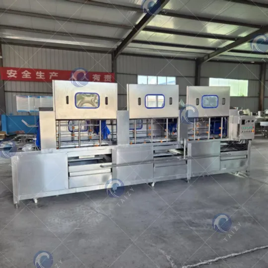 Deliver Plastic Crate Washing Machine To Russia 2 Tunnel type plastic crate washer